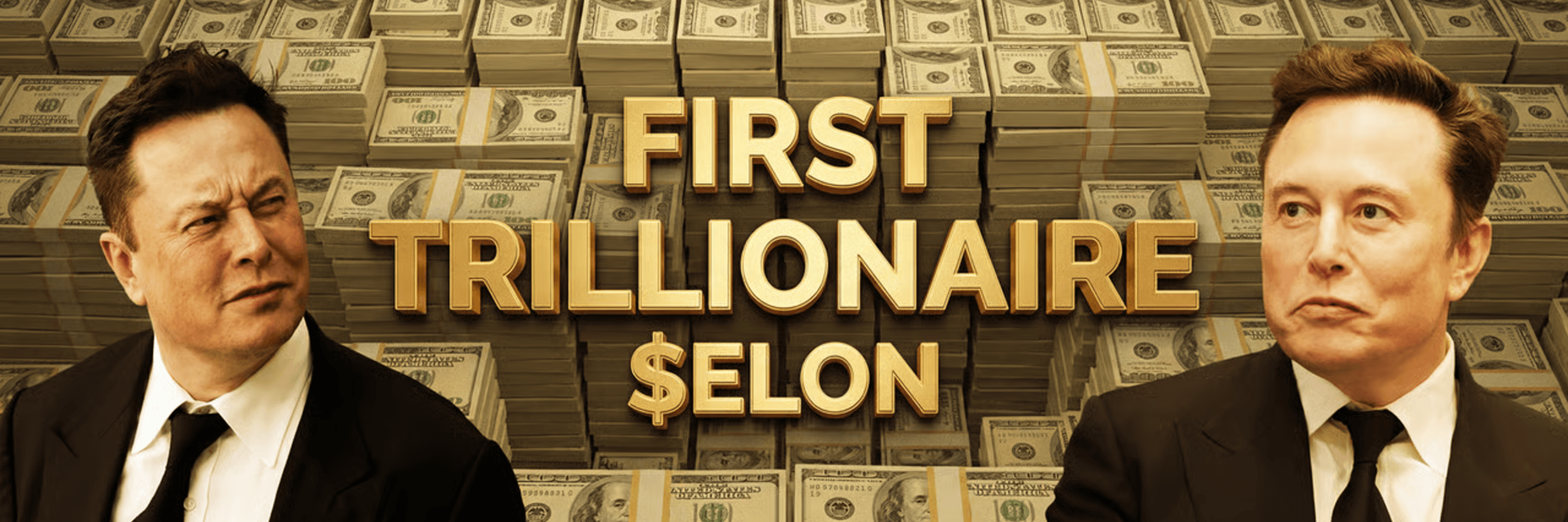Elon Trillionaire Banner